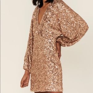 By Together Gold Sequin Dress!!